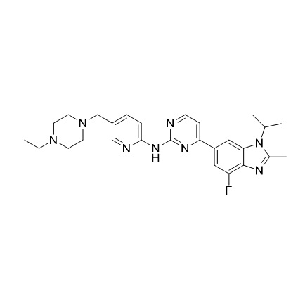 Picture of Abemaciclib Desfluoro Pyrimidine Imidazole Impurity