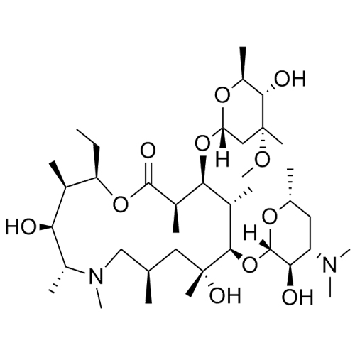 Show details for Azithromycin EP Impurity B Picture of Azithromycin EP Impurity B