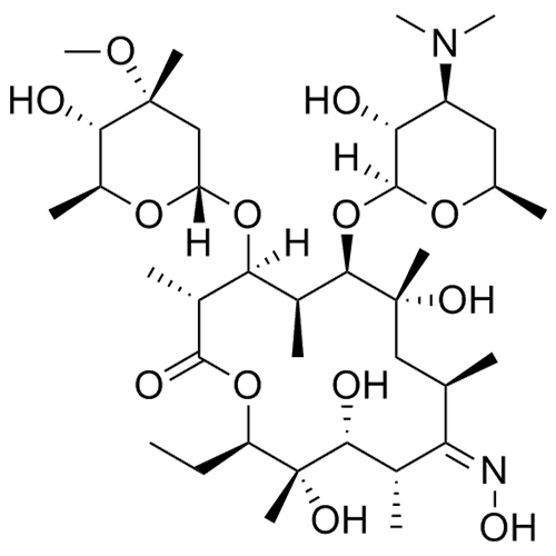 Picture of Erythromycin A Oxime (Roxithromycin Impurity C)