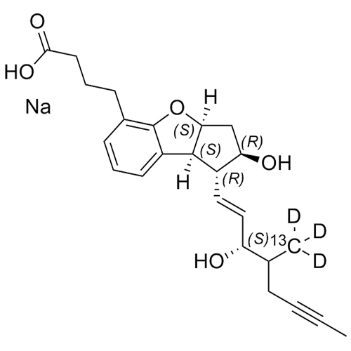 Picture of Beraprost-13C-d3 Sodium Salt