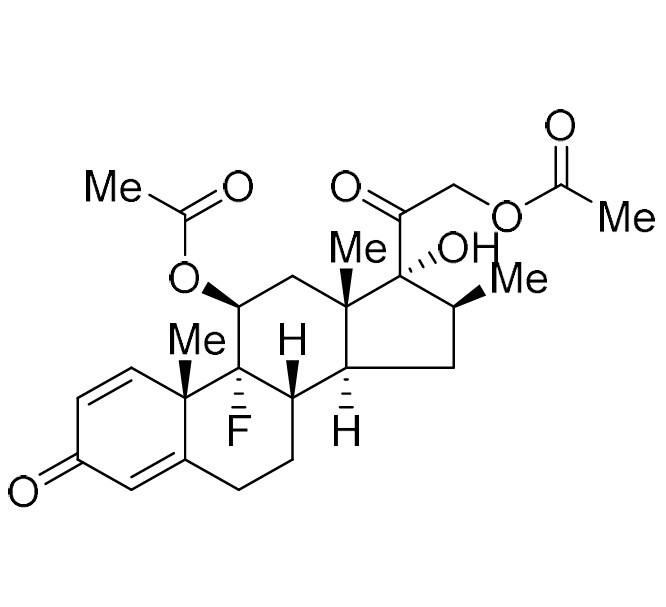 Show details for Betamethasone Acetate EP Impurity C (Betamethasone 11,21-Diacetate) Picture of Betamethasone Acetate EP Impurity C (Betamethasone 11,21-Diacetate)