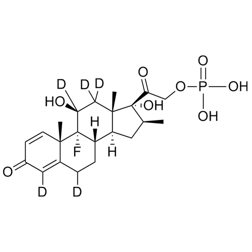 Show details for Betamethasone-4,6,11,12,12-d5 21-Phosphate Picture of Betamethasone-4,6,11,12,12-d5 21-Phosphate