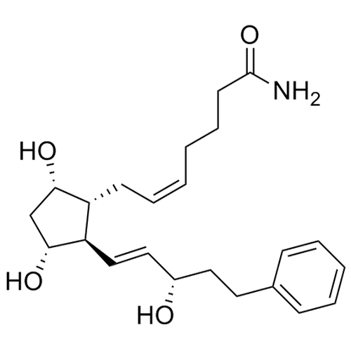 Show details for N-Desethyl Bimatoprost Picture of N-Desethyl Bimatoprost