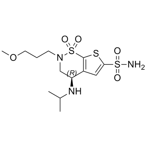Show details for N-Desethyl N-Isopropyl Brinzolamide Picture of N-Desethyl N-Isopropyl Brinzolamide