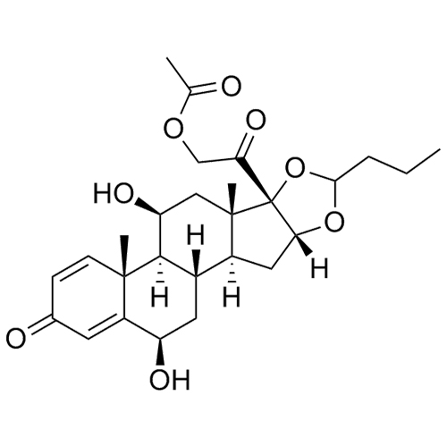 Picture of 6-beta-Hydroxy 21-Acetyloxy Budesonide