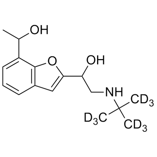 Picture of 1'-Hydroxy Bufuralol-d9 (Mixture of Diastereomers)