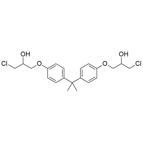 Show details for Bisphenol A bis(3-chloro-2-hydroxypropyl) ether Picture of Bisphenol A bis(3-chloro-2-hydroxypropyl) ether