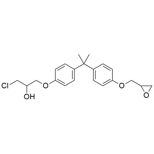 Picture of Bisphenol A (3-chloro-2-hydroxypropyl) Glycidyl Ether