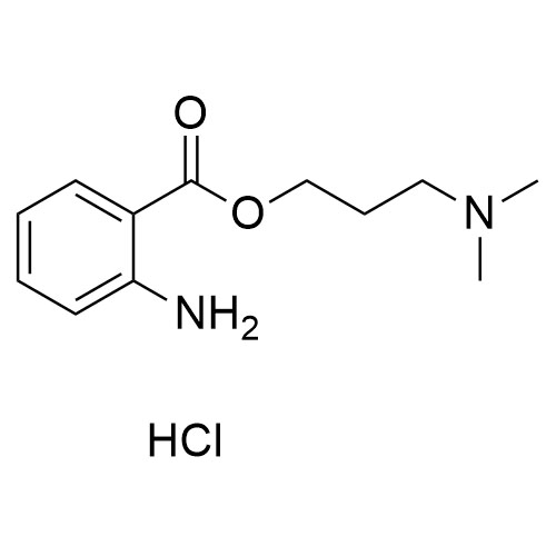 Picture of 3-(Dimethylamino)propyl 2-aminobenzoate Hydrochloride