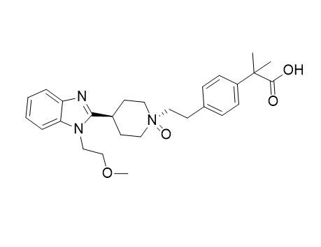 Picture of Bilastine N-Oxide Cis Isomer