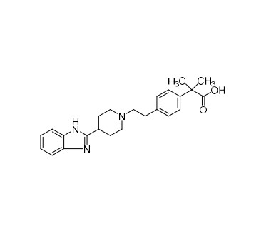 Picture of Desethoxyethane Bilastine (Bilastine Impurity 14)