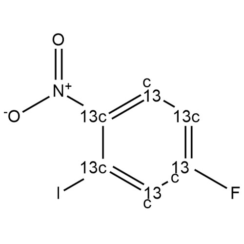 Picture of 4-Fluoro-2-iodo-1-nitrobenzene-13C6