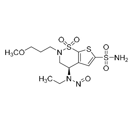Show details for N-Nitroso Brinzolamide Picture of N-Nitroso Brinzolamide