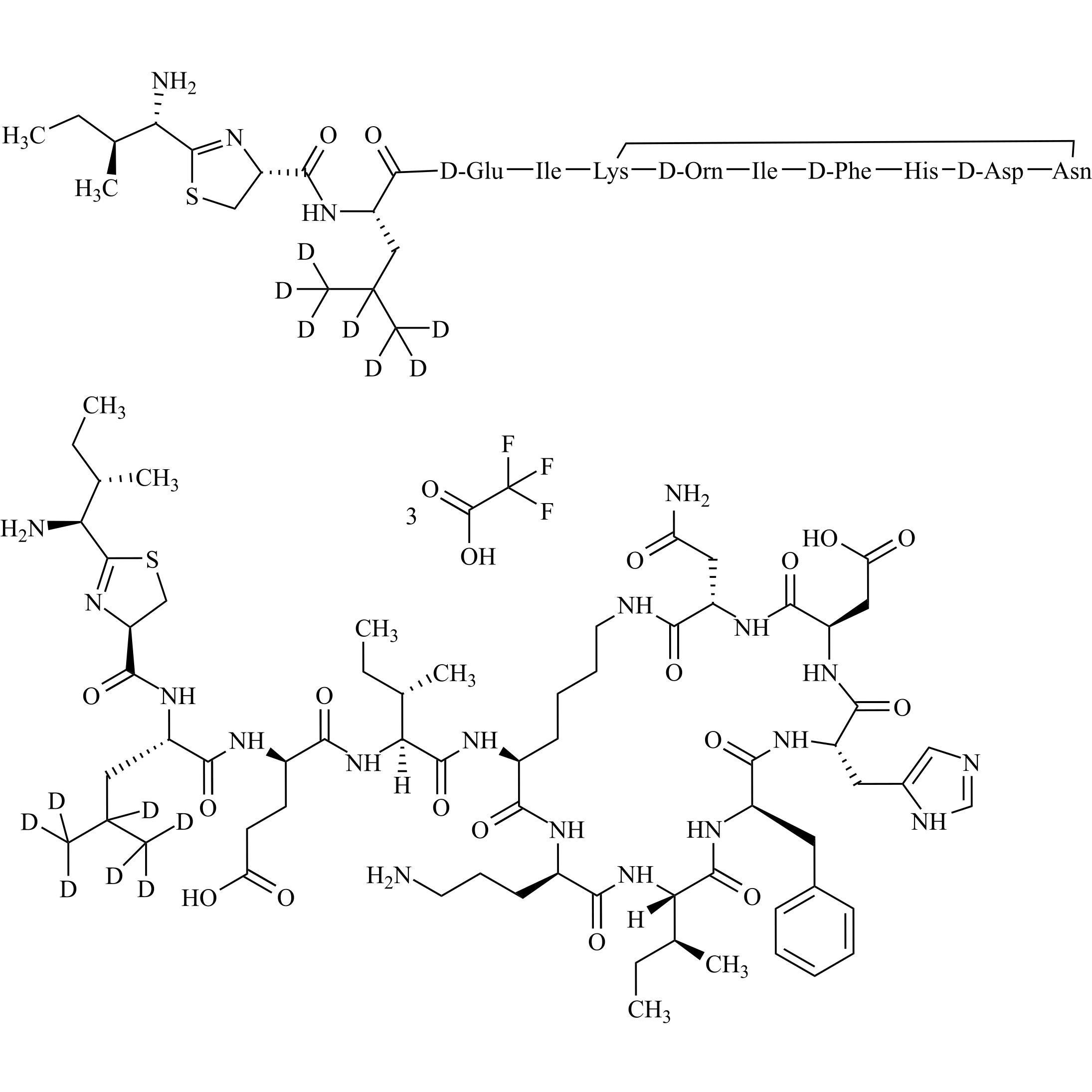 Picture of Bacitracin A-d7 Tritrifluoroacetate