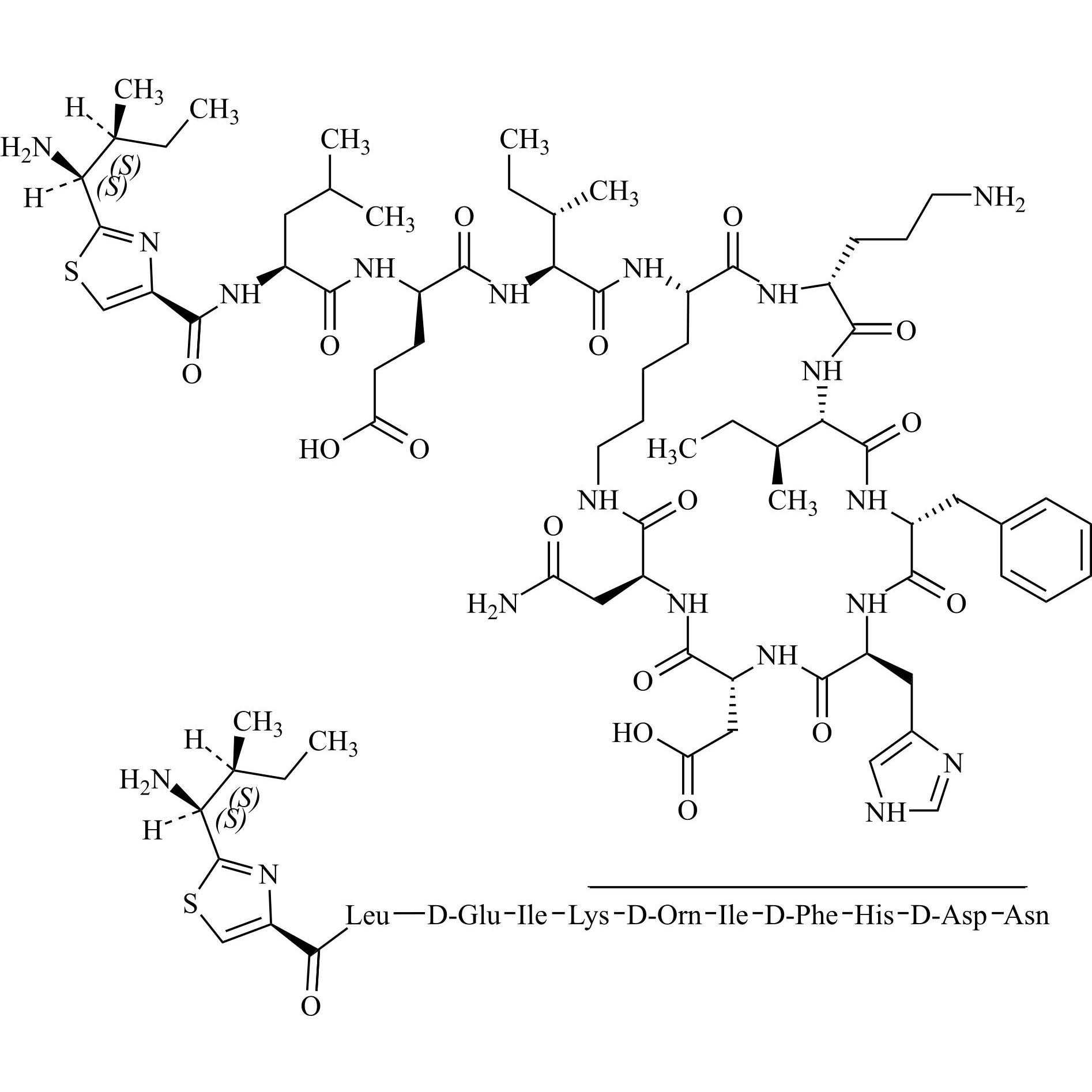 Picture of Bacitracin EP Impurity M Tritrifluoroacetate