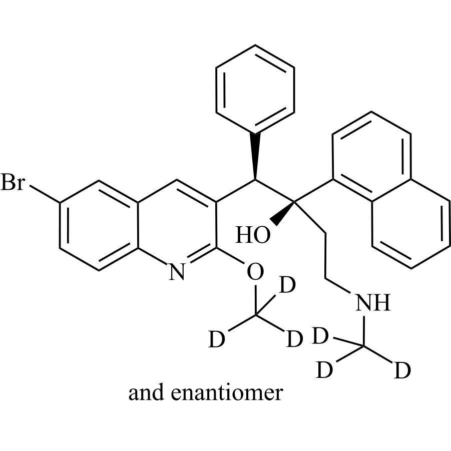 Picture of N-Desmethyl Bedaquiline-d6 (Mixture of Enantiomers)