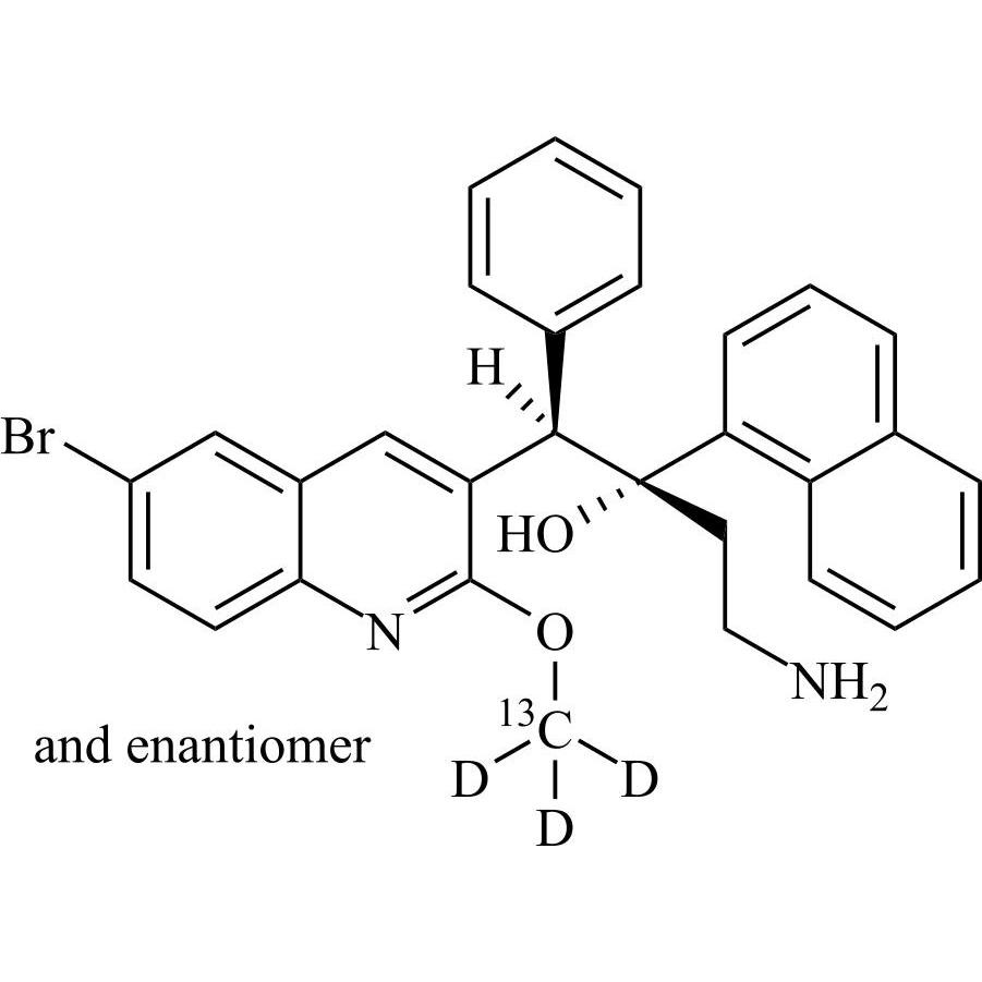 Picture of Bedaquiline Impurity 1-13C-d3 (Mixture of Enantiomers)