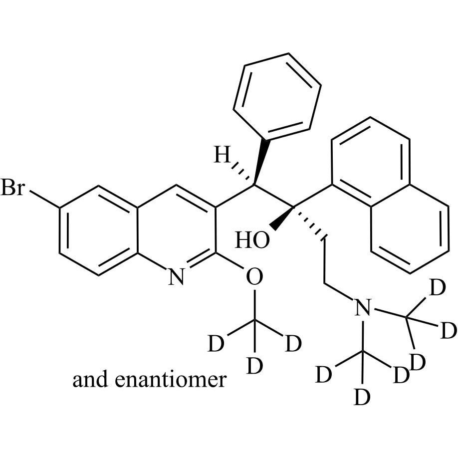 Picture of Bedaquiline-d9 (Mixture of Enantiomers)