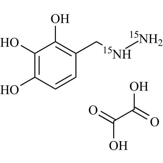 Picture of Trihydroxybenzyl Hydrazine-15N2 Oxalate