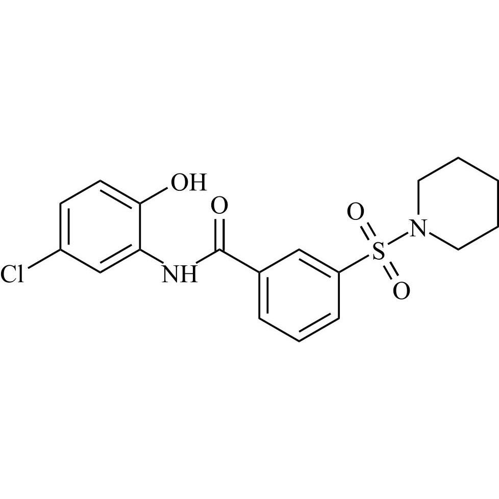 Picture of N-(5-Chloro-2-hydroxyphenyl)-3-(1-piperidinylsulfonyl)benzamide