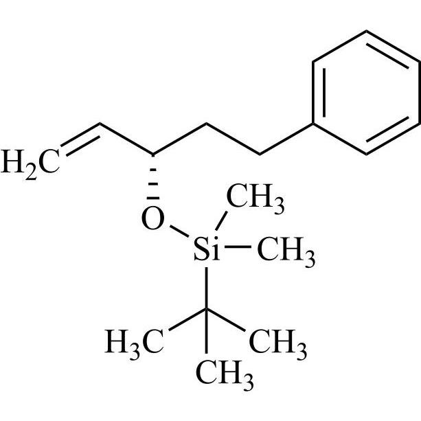 Picture of (S)-3-TBS-Hydroxy-5-Phenylpent-1-Ene