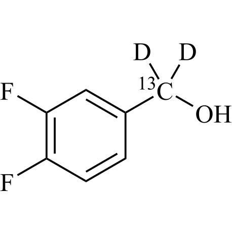 Picture of 3,4-Difluorobenzyl Alcohol-13C-d2