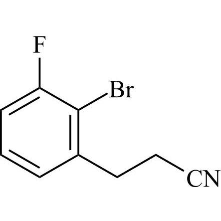 Picture of 2-Bromo-3-Fluorobenzenepropanenitrile