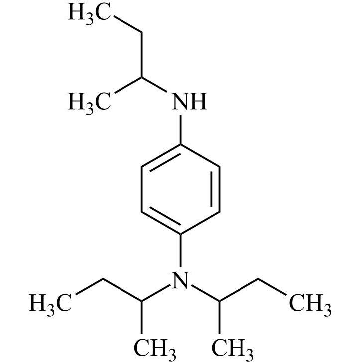 Picture of N,N,N'-Tris(1-methylpropyl)-1,4-benzenediamine