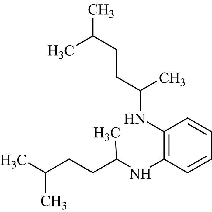 Picture of N,N'-Bis(1,4-dimethylpentyl)-1,2-benzenediamine