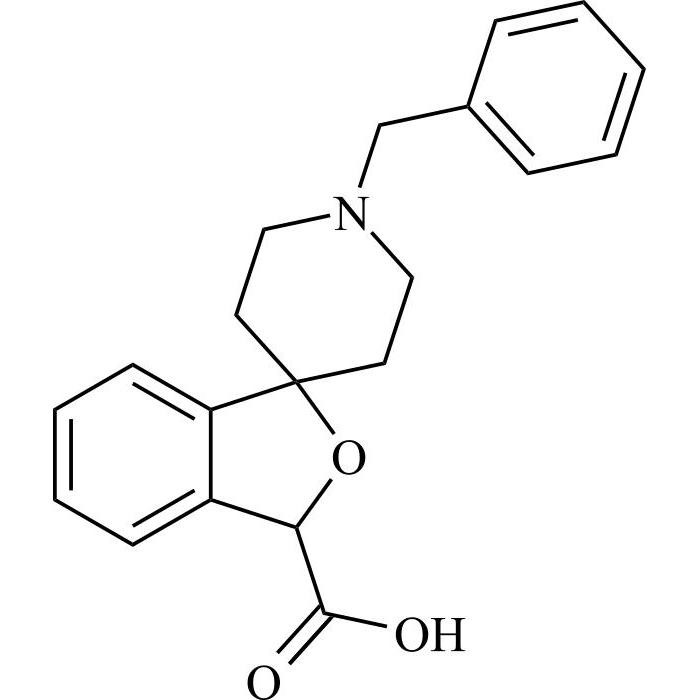 Picture of 1'-Benzylspiro[1H-2-benzofuran-3,4'-piperidine]-1-carboxylic acid