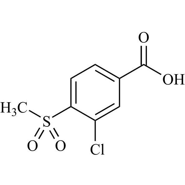 Picture of 3-chloro-4-methanesulfonylbenzoic acid