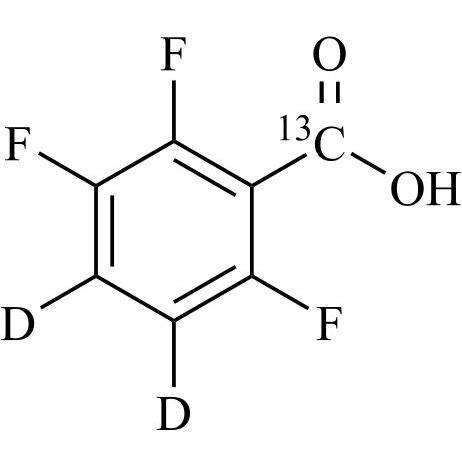 Picture of 2,3,6-Trifluoro Benzoic Acid-13C-d2