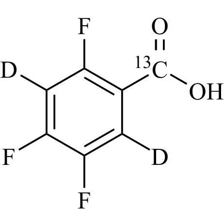 Picture of 2,4,5-Trifluoro Benzoic Acid-13C-d2