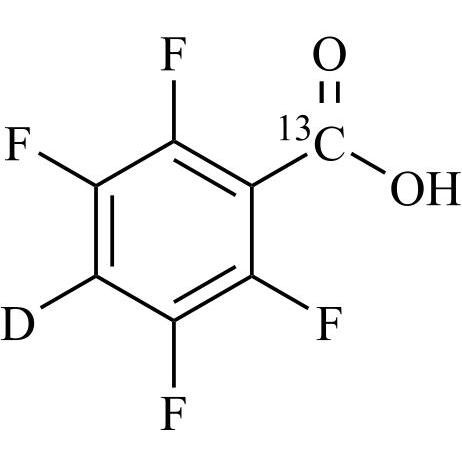 Picture of 2,3,5,6-Tetrafluoro Benzoic Acid-13C-d1
