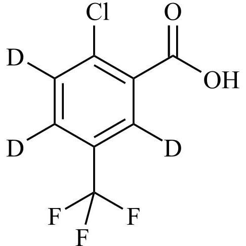 Picture of 2-Chloro-5-(Trifluoromethyl)benzoic Acid-d3