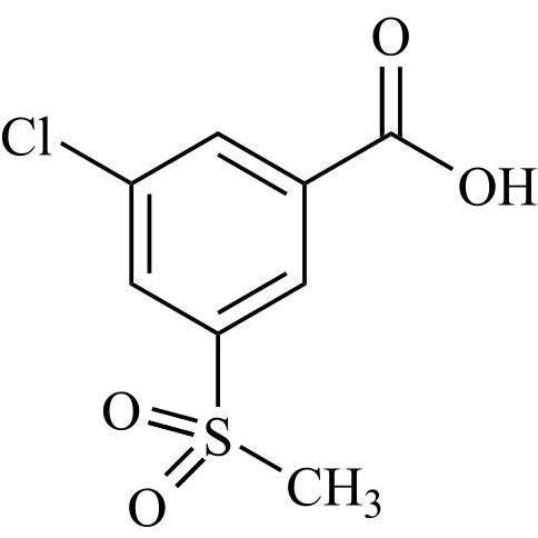 Picture of 3-Chloro-5-(Methylsulfonyl) Benzoic Acid