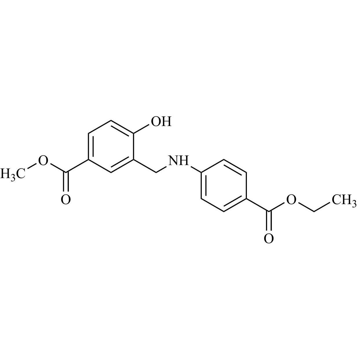 Picture of Methyl 3-(((4-(ethoxycarbonyl)phenyl)amino)methyl)-4-Hydroxybenzoate