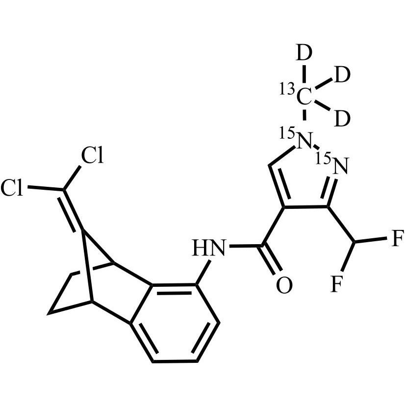 Picture of Benzovindiflupyr-15N2-13C-d3
