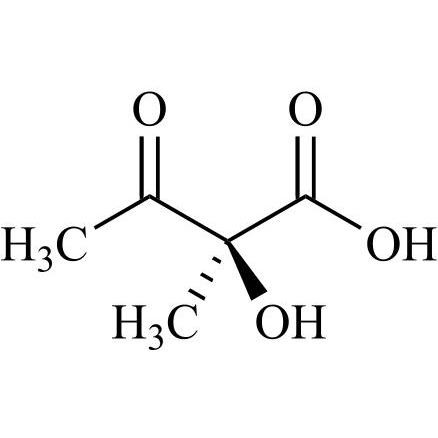 Picture of (2S)-2-Hydroxy-2-methyl-3-oxobutanoic acid