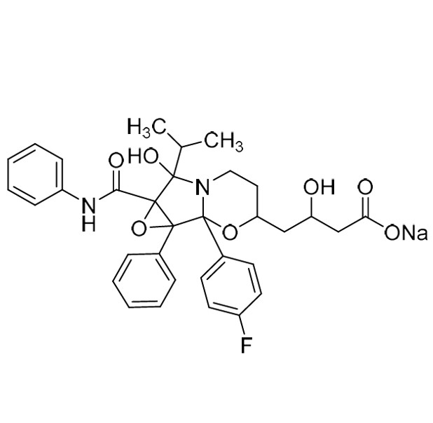 Picture of Atorvastatin Epoxy Pyrrolooxazin 7-Hydroxy Analog Sodium Salt