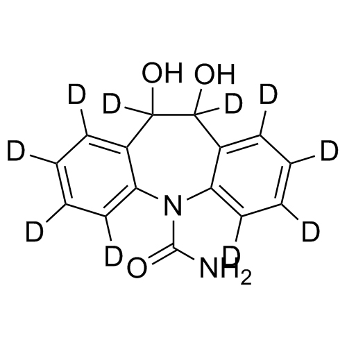 Picture of rac-10,11-Dihydro-10,11-dihydroxycarbamazepine-d10