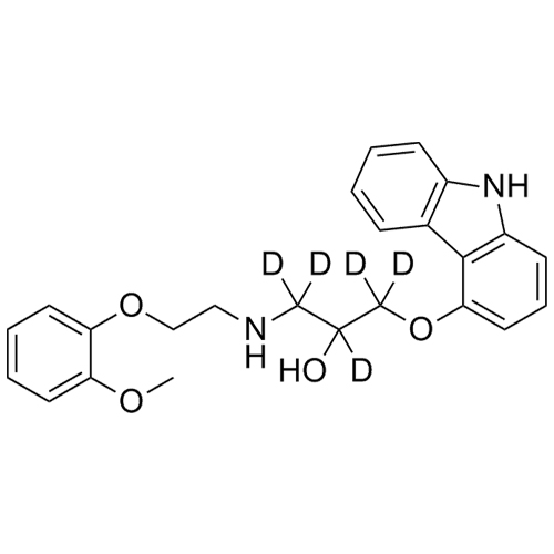 Show details for Carvedilol-d5 Picture of Carvedilol-d5