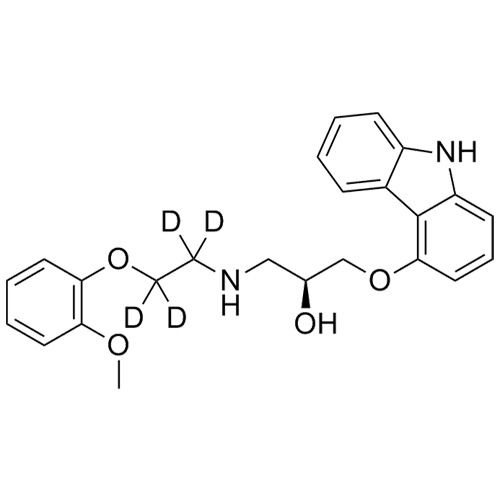 Show details for (S)-(-)-Carvedilol-d4 Picture of (S)-(-)-Carvedilol-d4