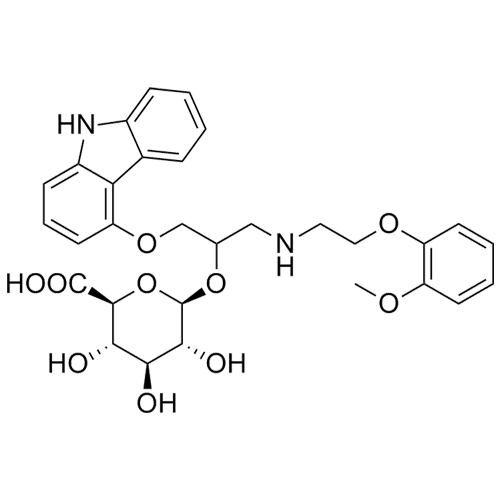 Show details for Carvedilol glucuronide Picture of Carvedilol glucuronide