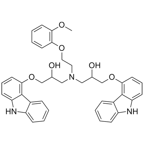 Show details for Carvedilol EP Impurity B (Mixture of Diastereomers) Picture of Carvedilol EP Impurity B (Mixture of Diastereomers)
