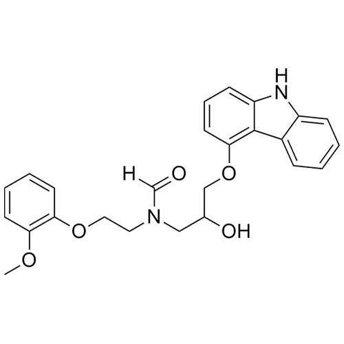 Show details for N-formyl Carvedilol Picture of N-formyl Carvedilol