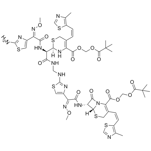 Picture of Cefditoren impurity 10, ring open dimer