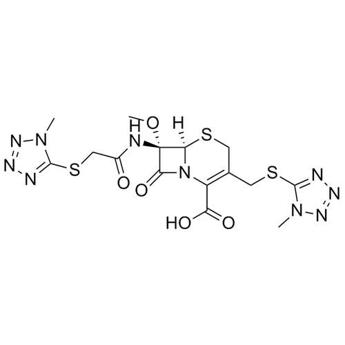 Picture of S-Decyanomethyl-S-(1-methyl-1H-tetrazol-5-yl) Cefmetazole