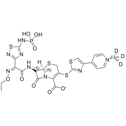 Picture of Ceftaroline Fosamil-13C-d3 (ditrifluoroacetate salt)