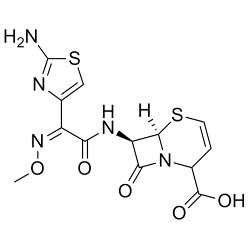 Picture of Ceftizoxime Impurity (Double Bond 2-isomer)